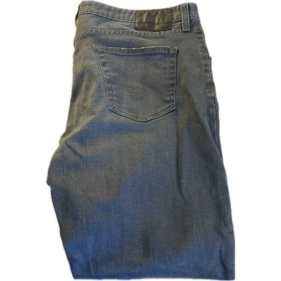 Men's AG The Graduate Tailored Leg Dark Wash Stretchy Size 40x28 Denim Jeans